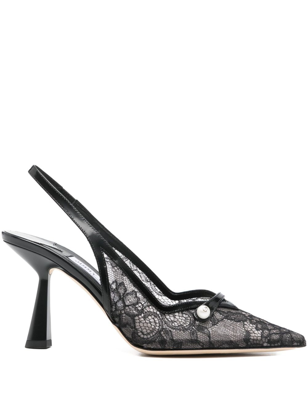 JIMMY CHOO Amita Patent Leather Pumps with 85mm Heel