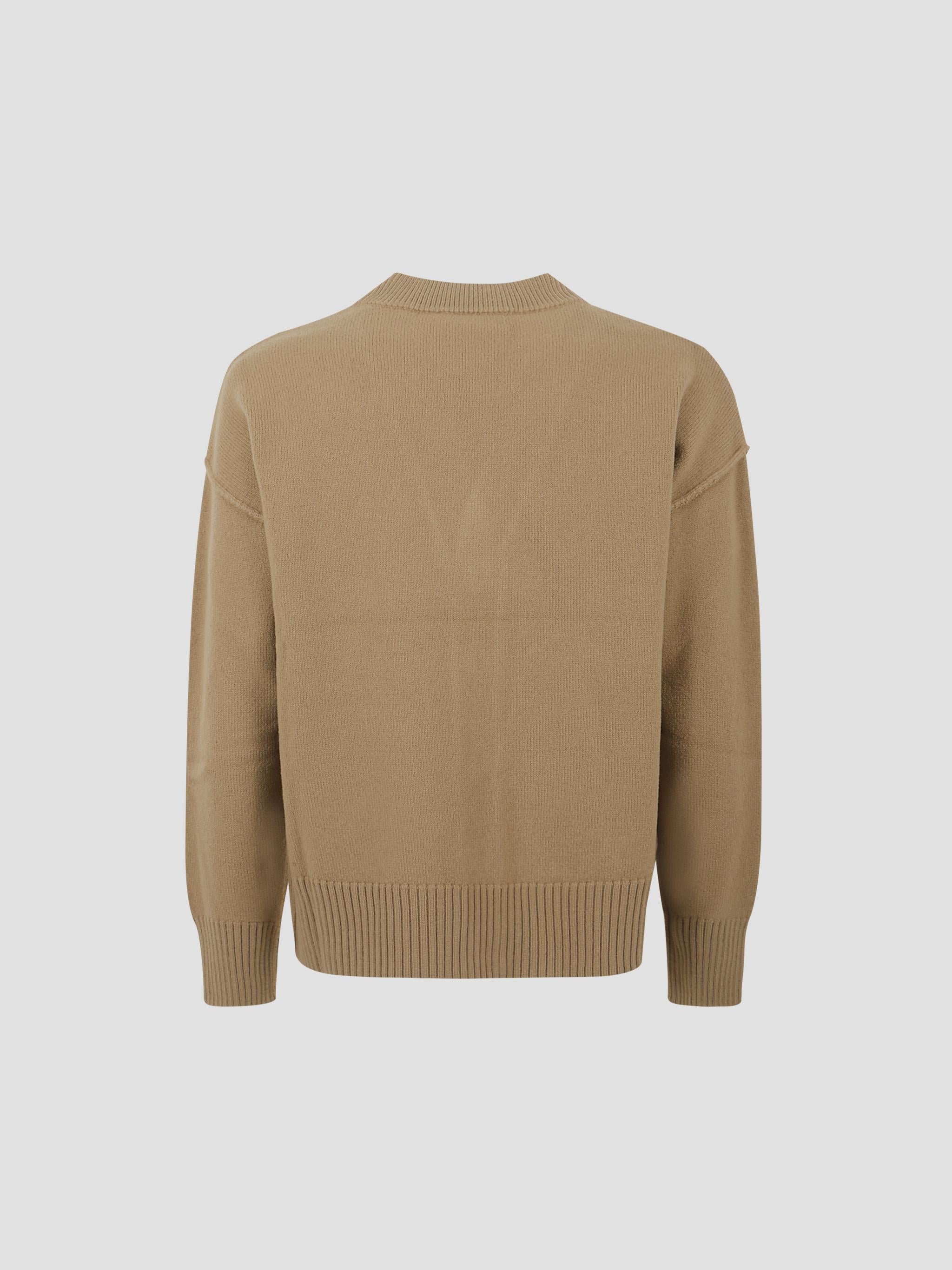 AMI Cozy Wool Cardigan for Men - FW25