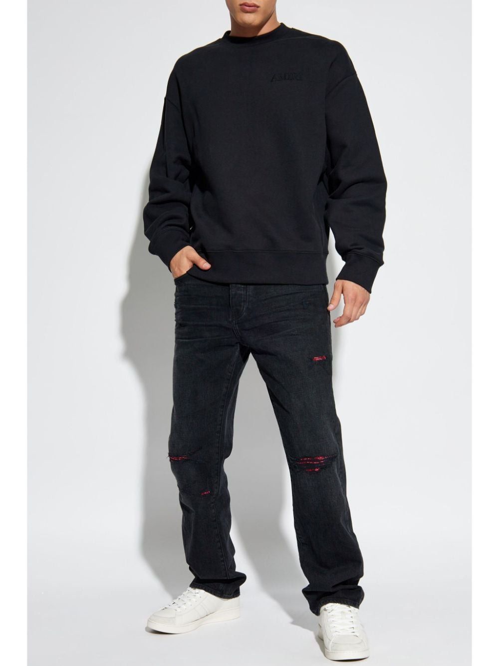 AMIRI Oversized Crew Sweatshirt for Men