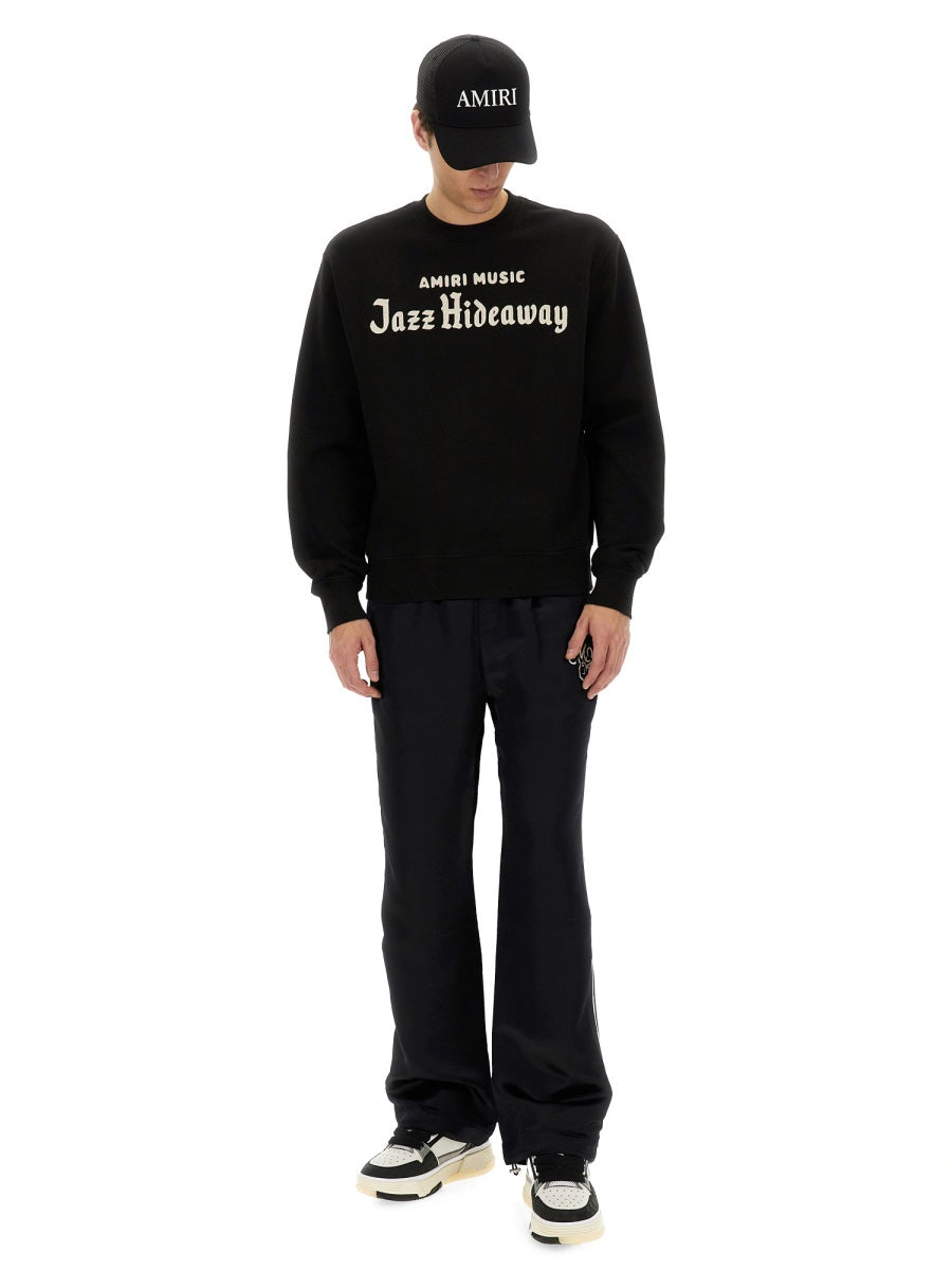 AMIRI Jazz Hideaway Crew Sweatshirt - Size L