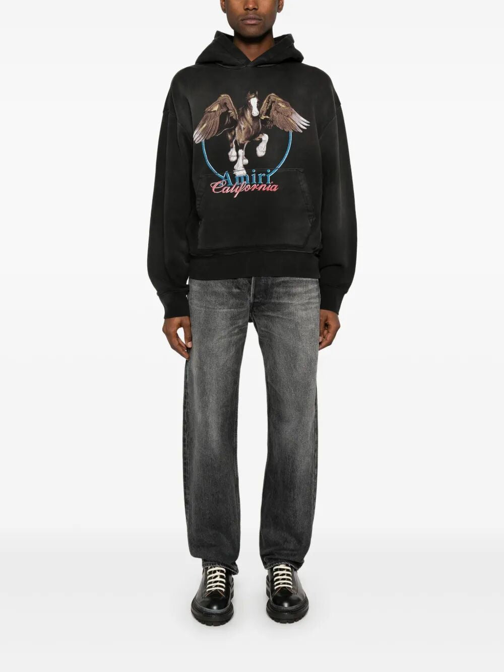 AMIRI Vintage Wash Pegasus Oversized Hoodie