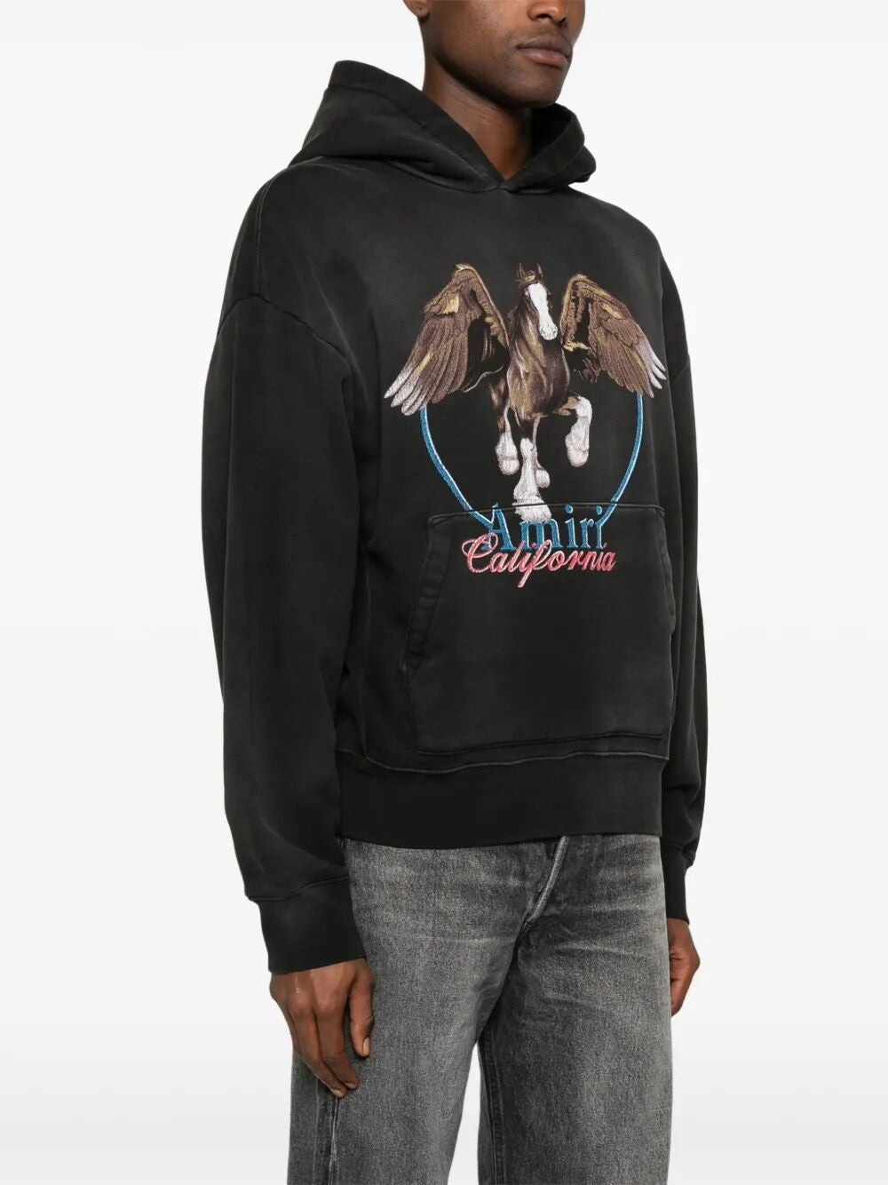 AMIRI Vintage Wash Pegasus Oversized Hoodie