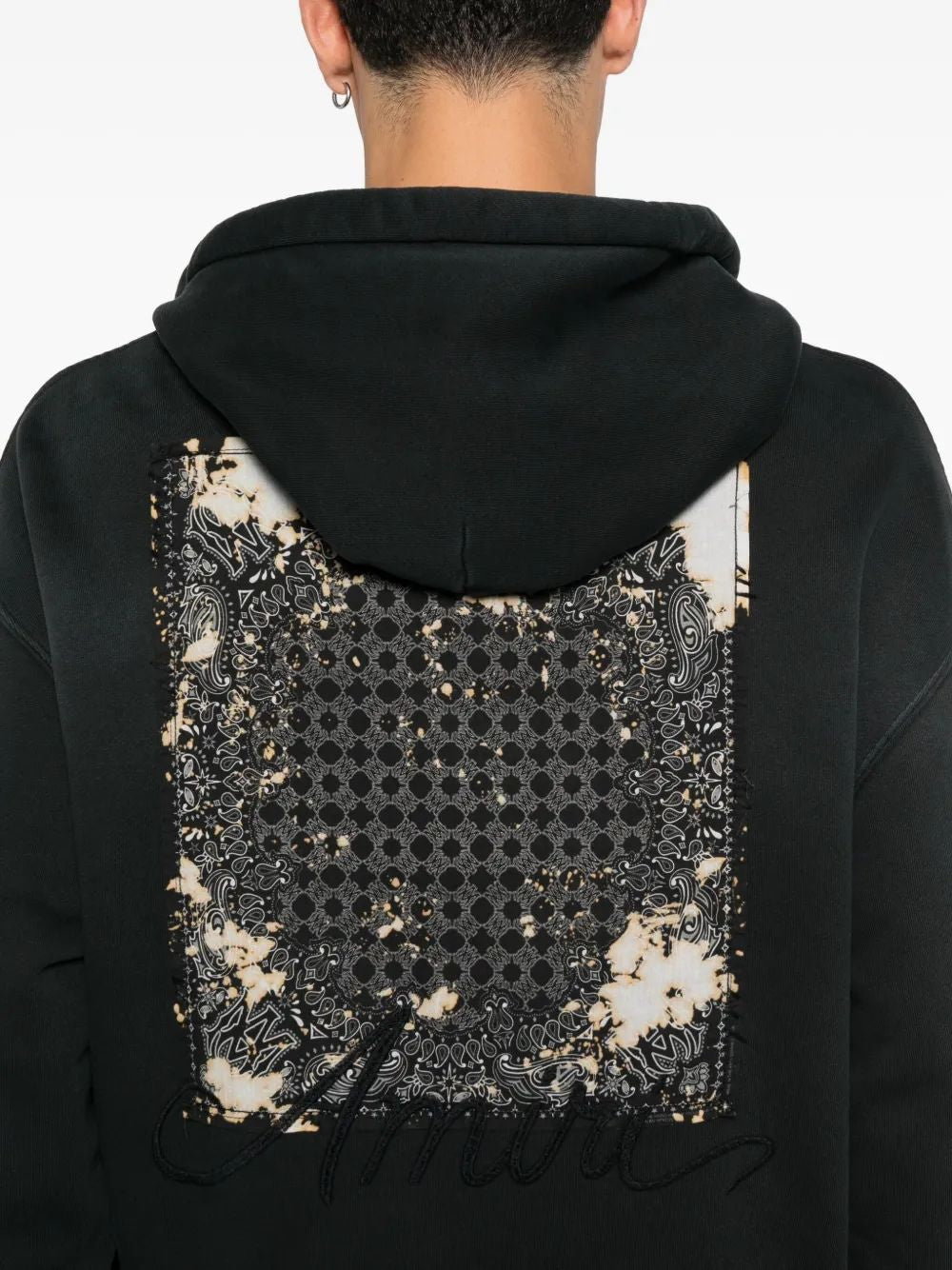 AMIRI Bleach Bandana Oversized Hoodie