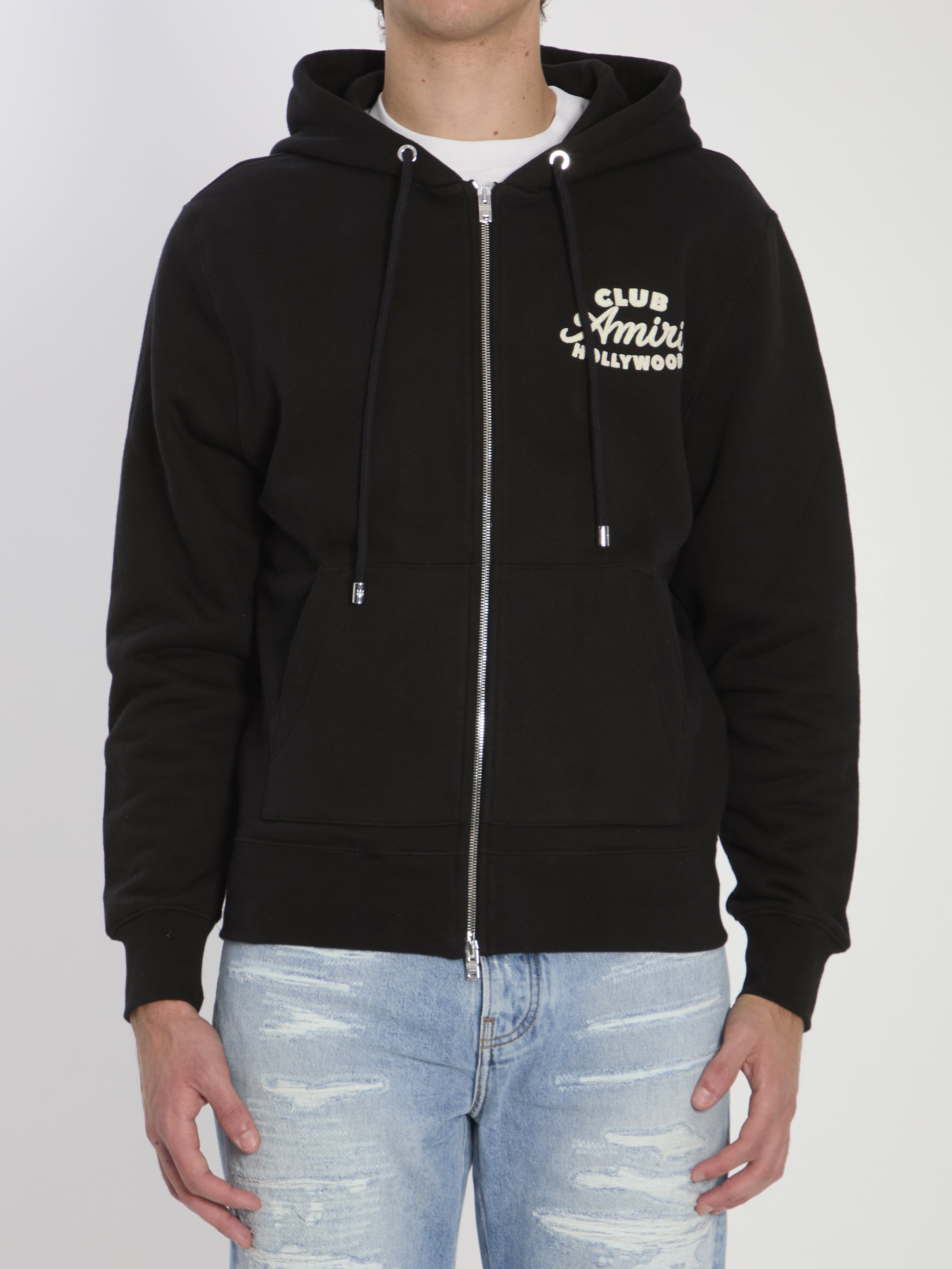 Club Amiri Zip Hoodie - Regular Fit