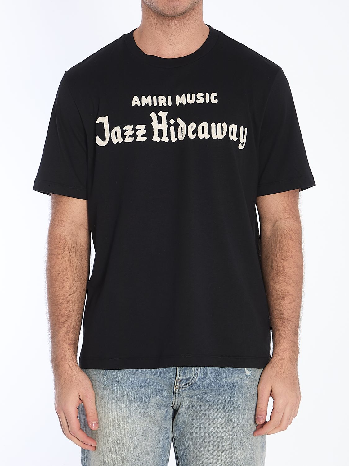 AMIRI Jazz Hide Short-Sleeve Crewneck T-Shirt - Size L