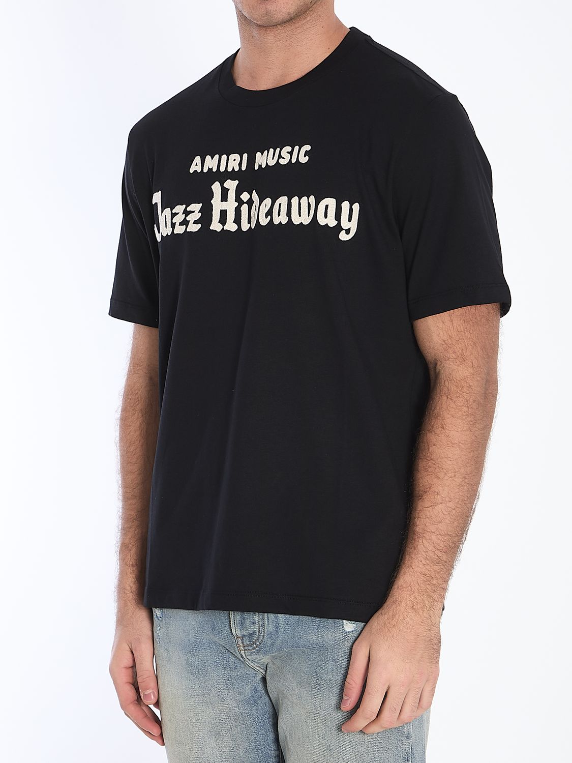 AMIRI Jazz Hide Short-Sleeve Crewneck T-Shirt - Size L