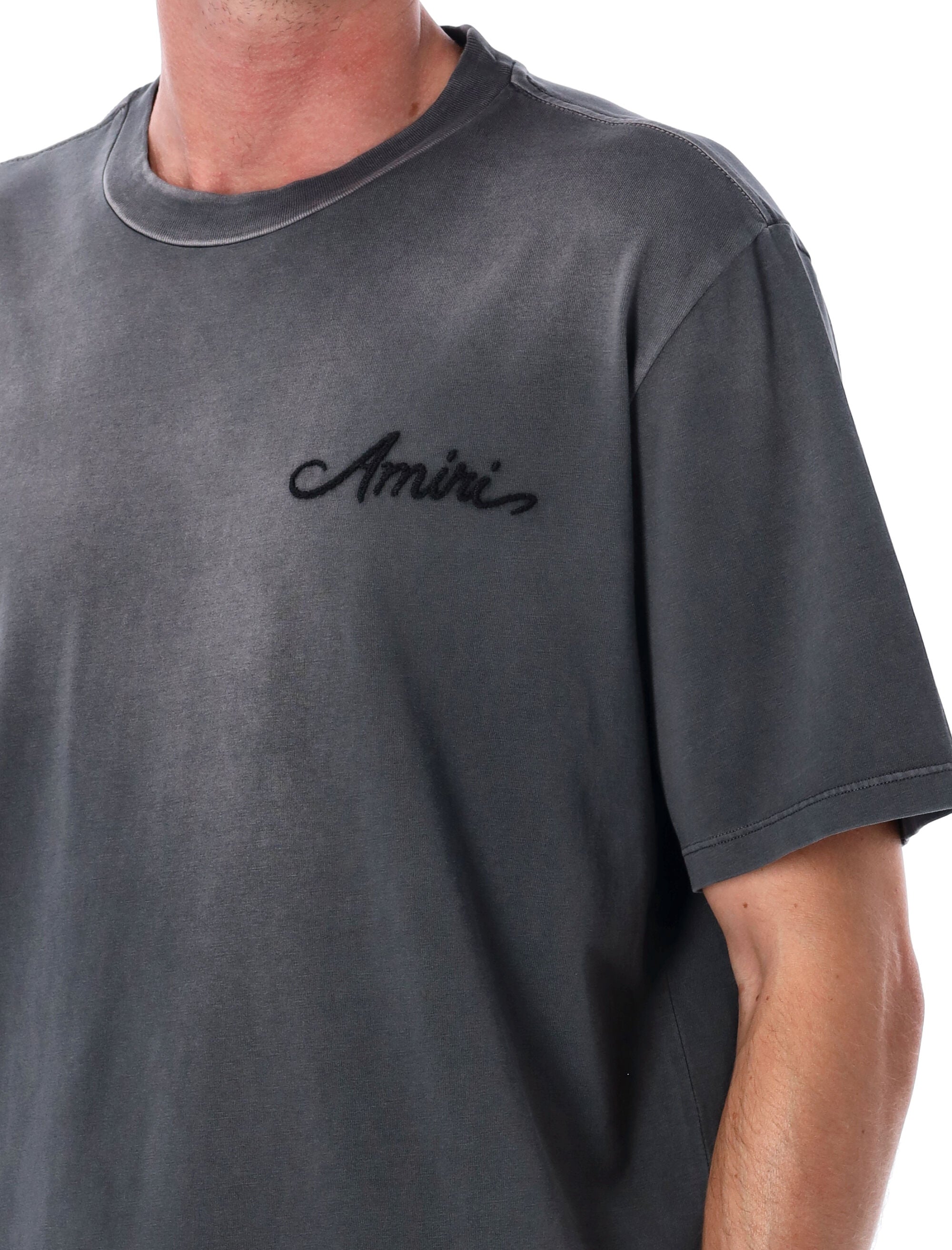 AMIRI Bleach Bandana Patch T-Shirt - Size L