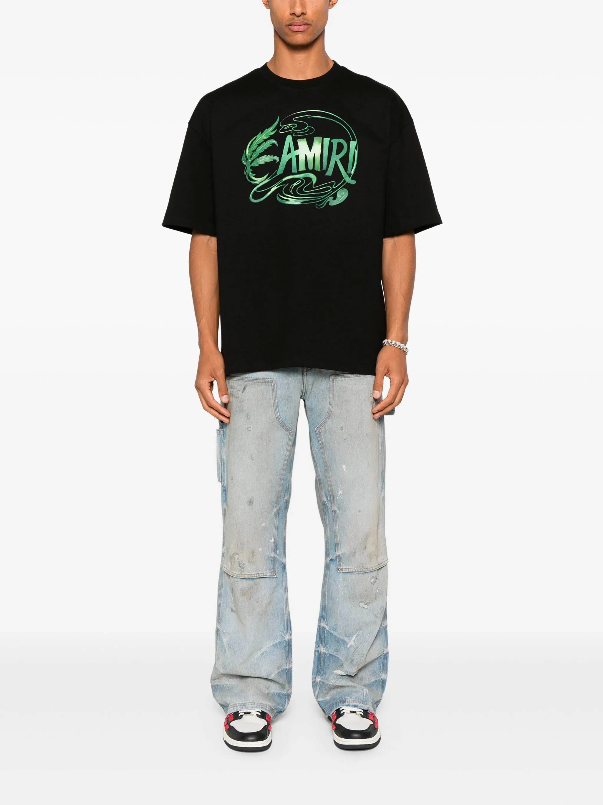 AMIRI Leaf Oversized T-Shirt - Fall/Winter 2025