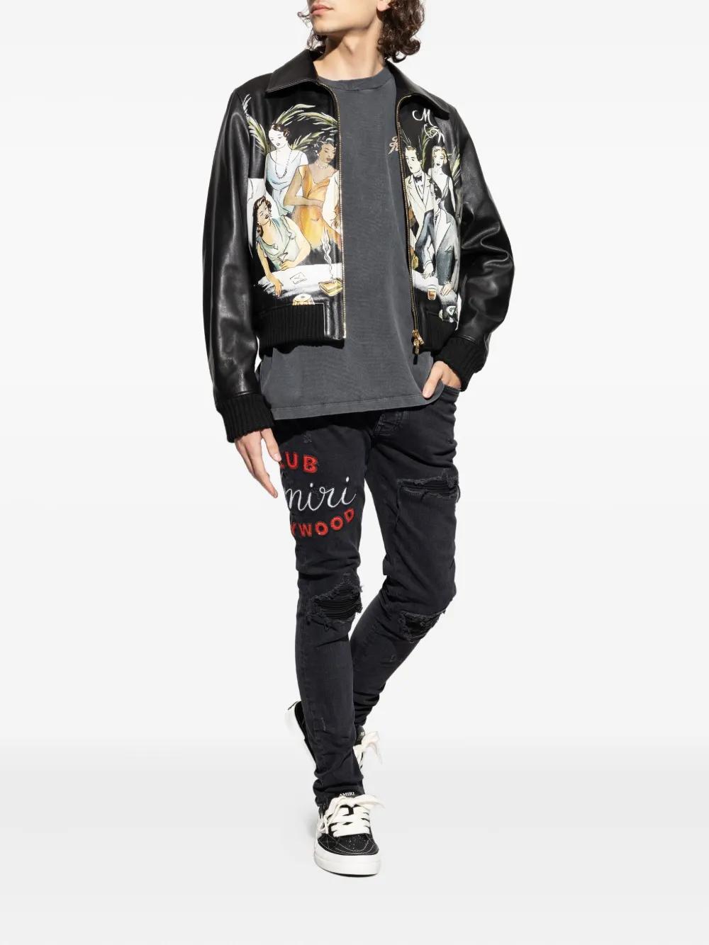 AMIRI Dragon Embroidered T-Shirt