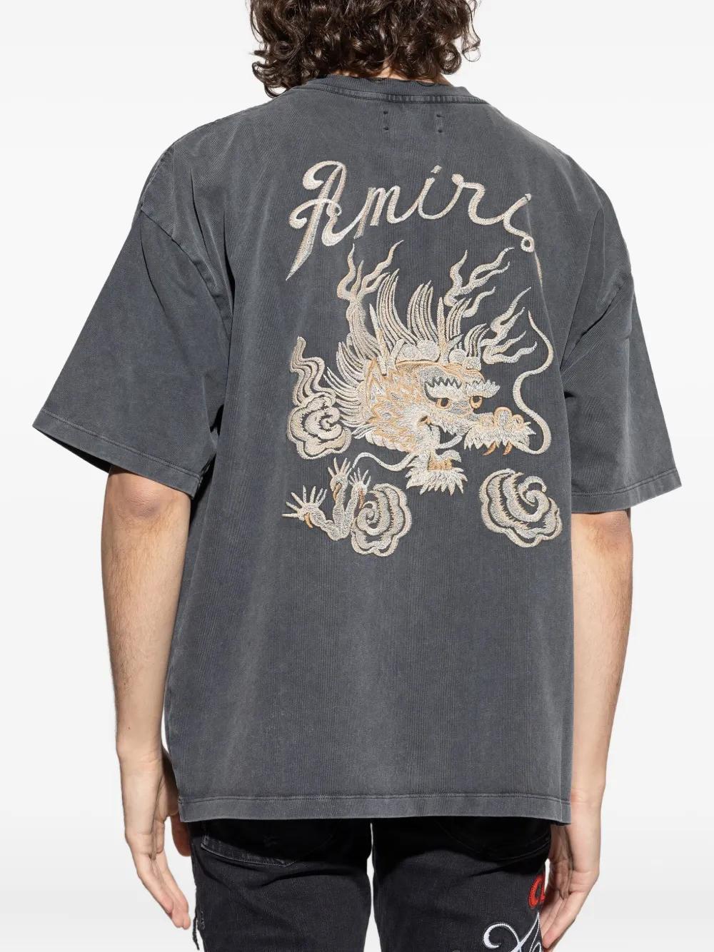 AMIRI Dragon Embroidered T-Shirt
