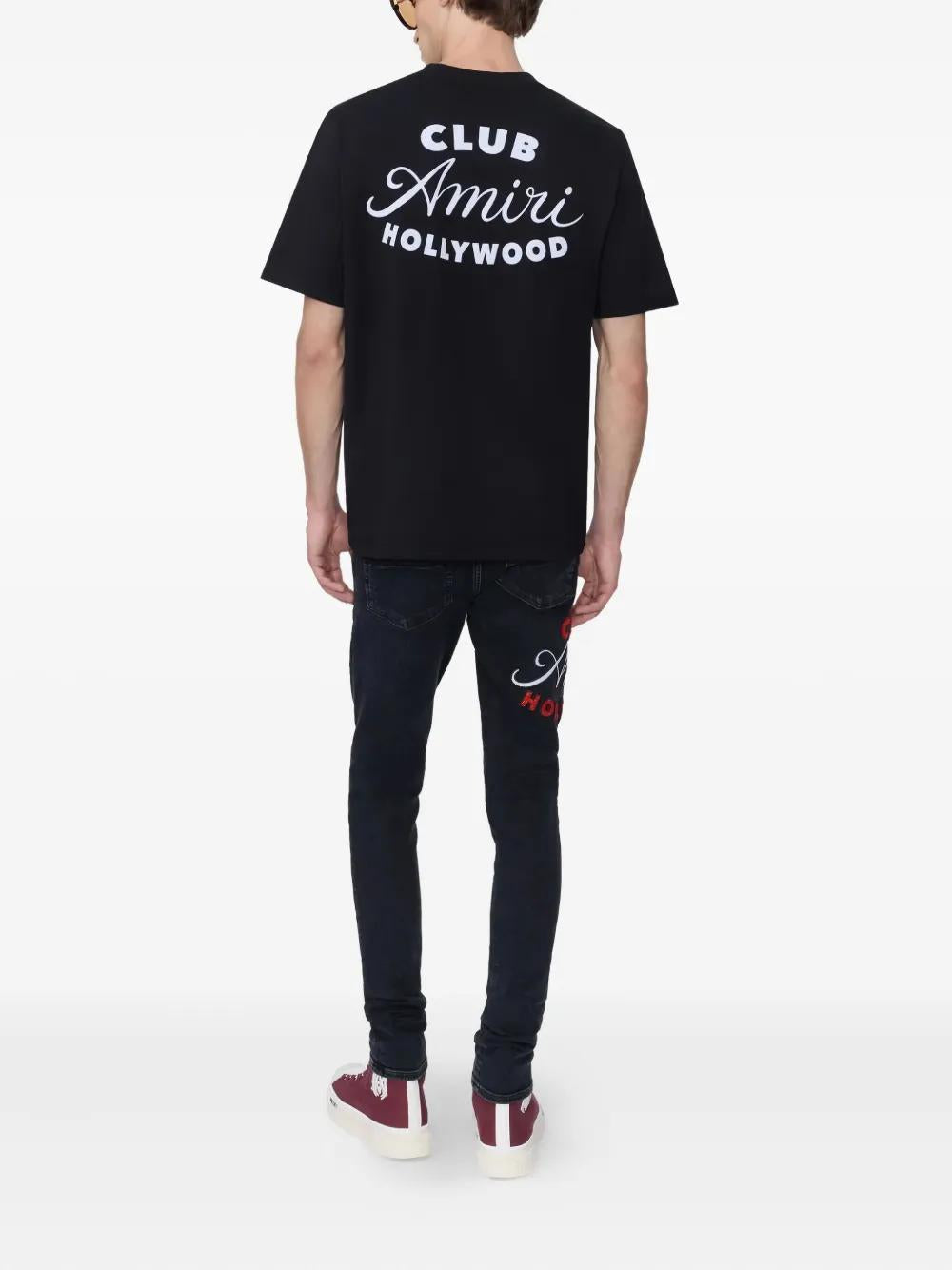 AMIRI Logo-Print Crew-Neck Tee for Men
