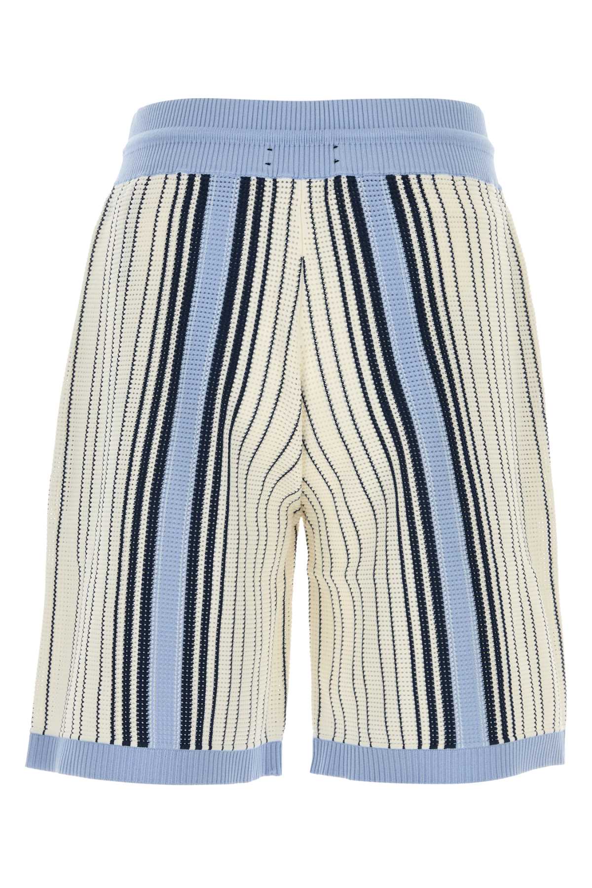 AMIRI Embroidered Knit Bermuda Shorts