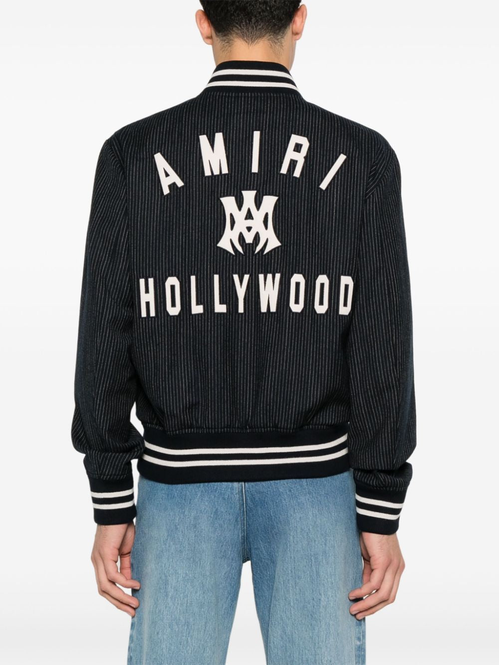AMIRI Pinstripe Bomber Jacket for Men - SS25