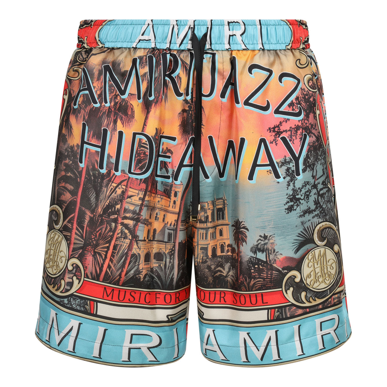 AMIRI Luxury Silk Shorts for Men - Perfect for Summer SS25