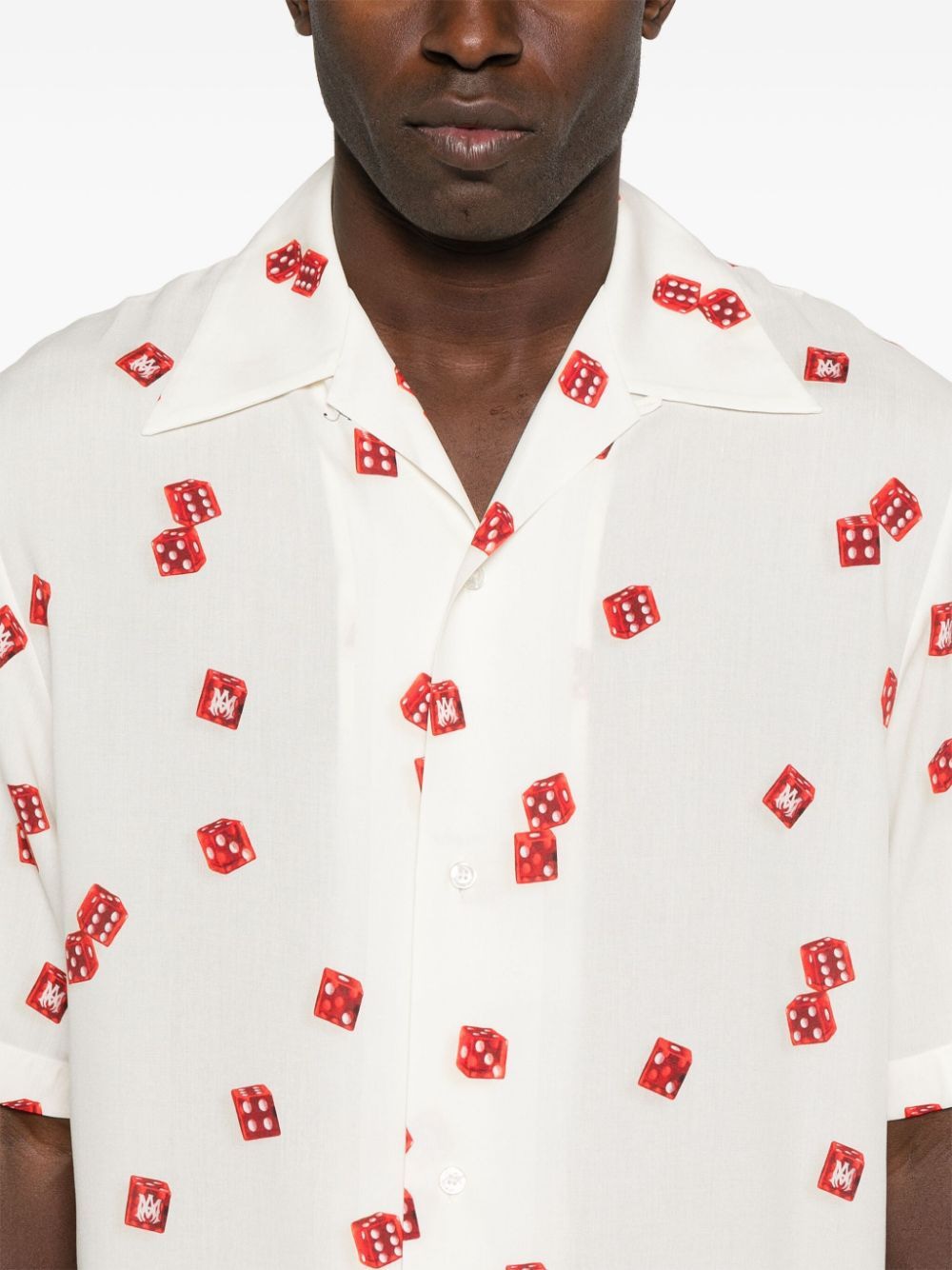 AMIRI Dice Bowling Shirt - Men's Fashion Classic