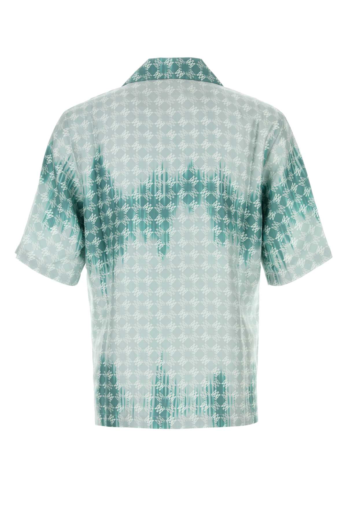 AMIRI Men's Printed Satin Camp Shirt