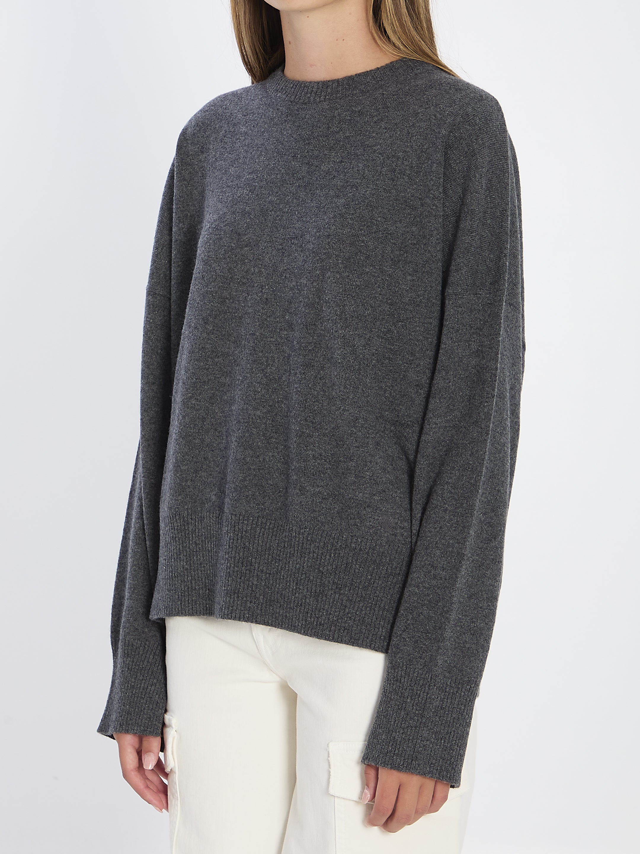 LOULOU DE SAISON Casual Loose Fit Cashmere Sweater - Size S