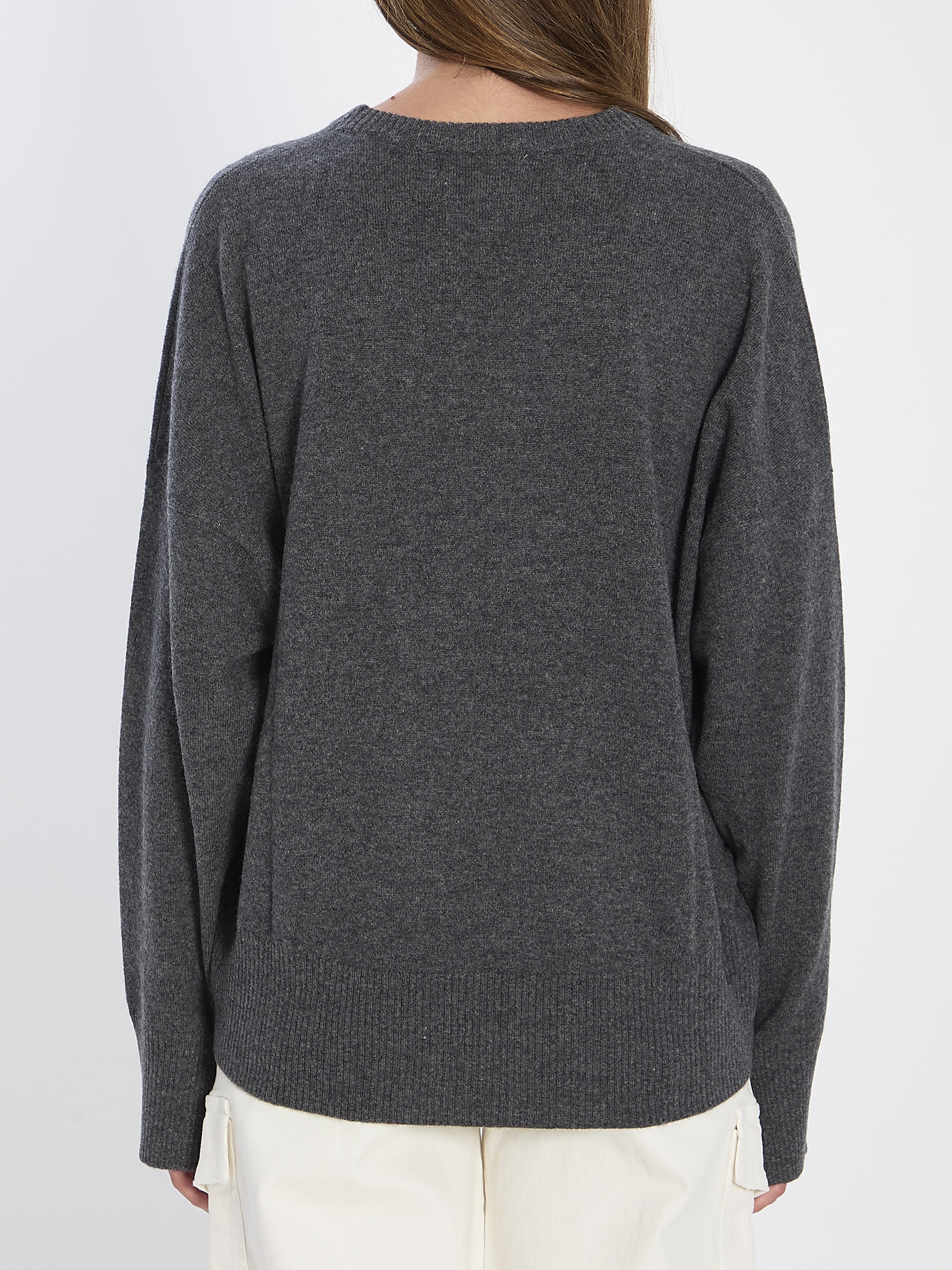 LOULOU DE SAISON Casual Loose Fit Cashmere Sweater - Size S