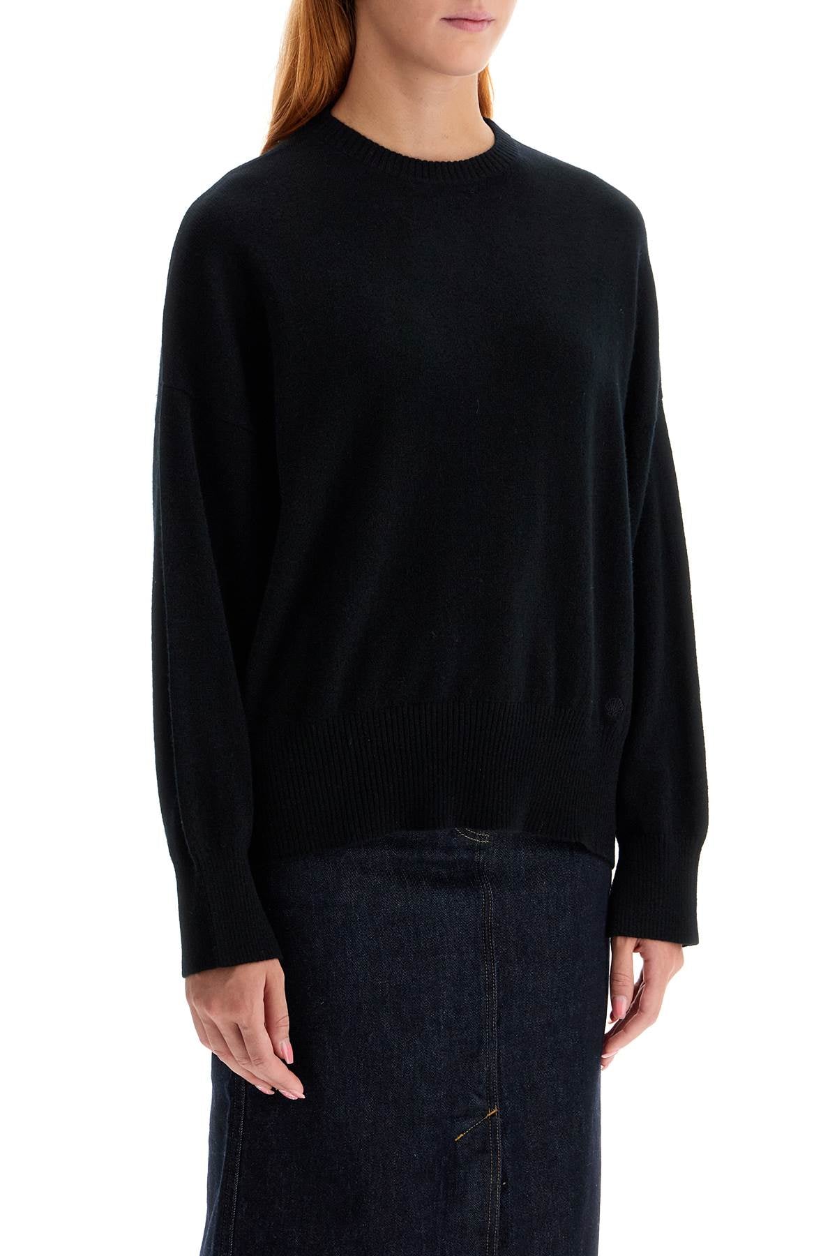 LOULOU DE SAISON Cashmere Sweater with Crew Neck - Loose Fit, Size S