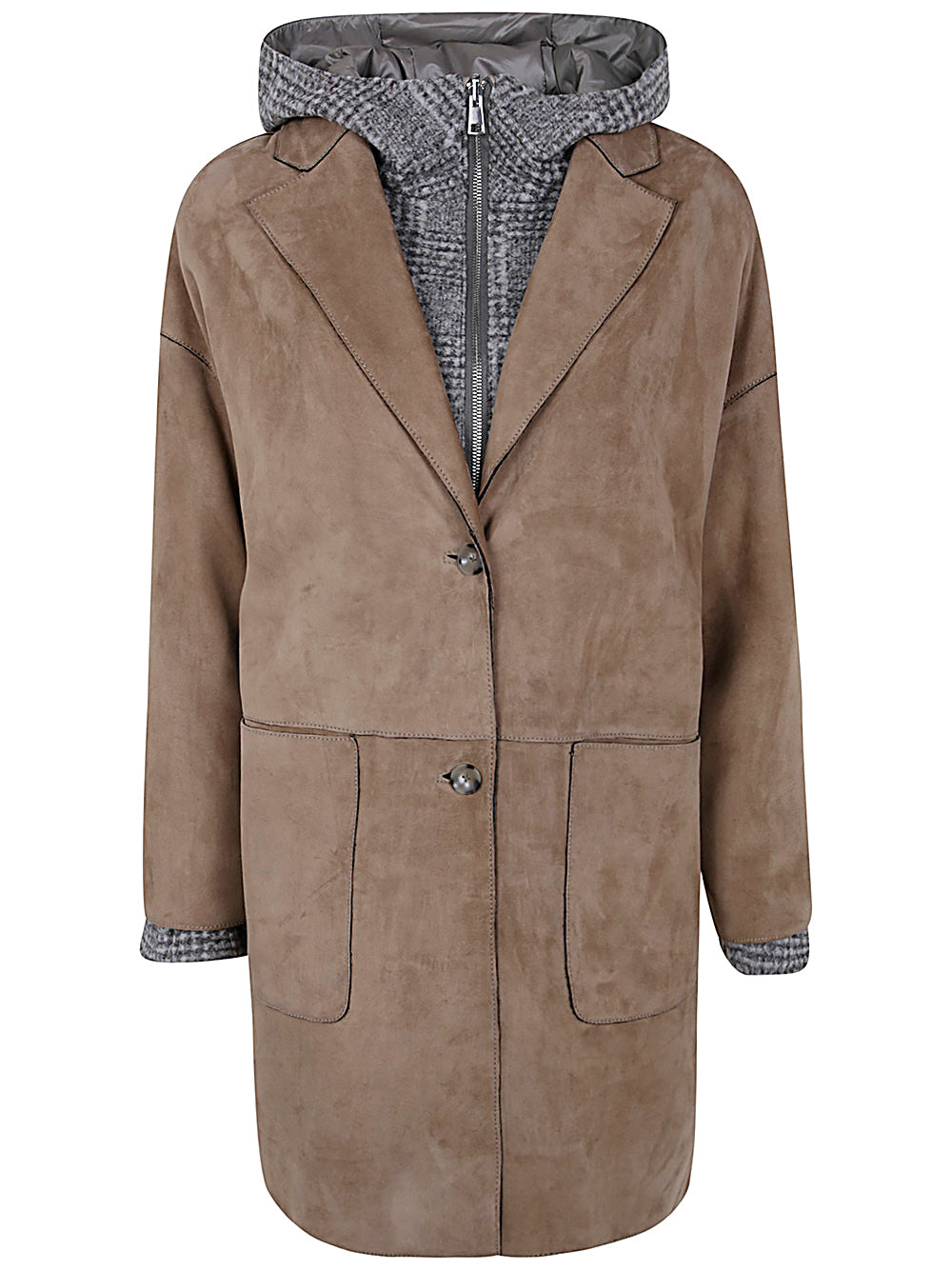 THE JACKIE LEATHERS Angelique Reverse Bomber Jacket