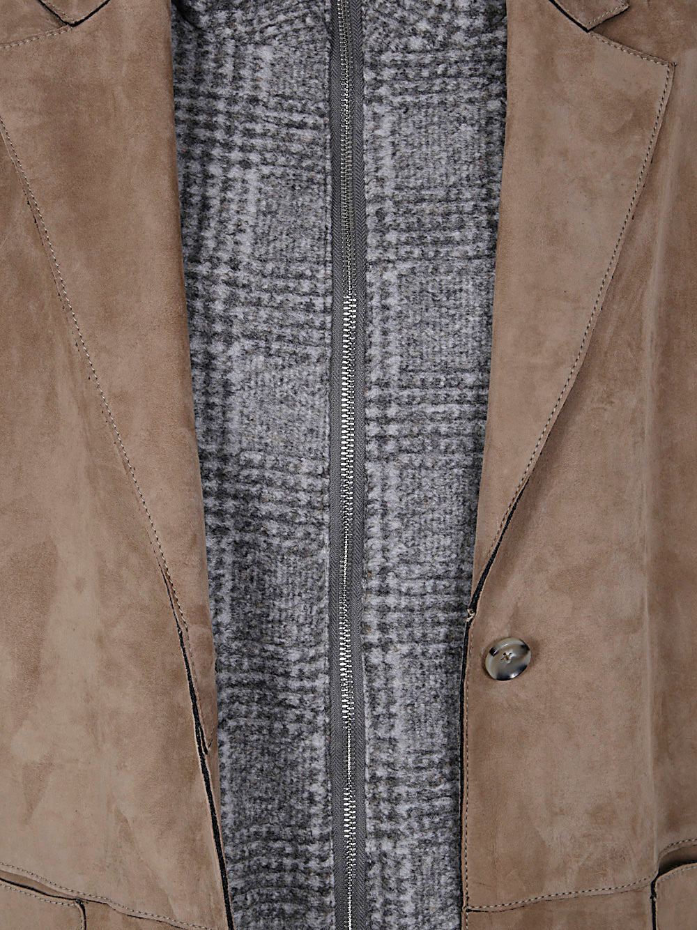 THE JACKIE LEATHERS Angelique Reverse Bomber Jacket