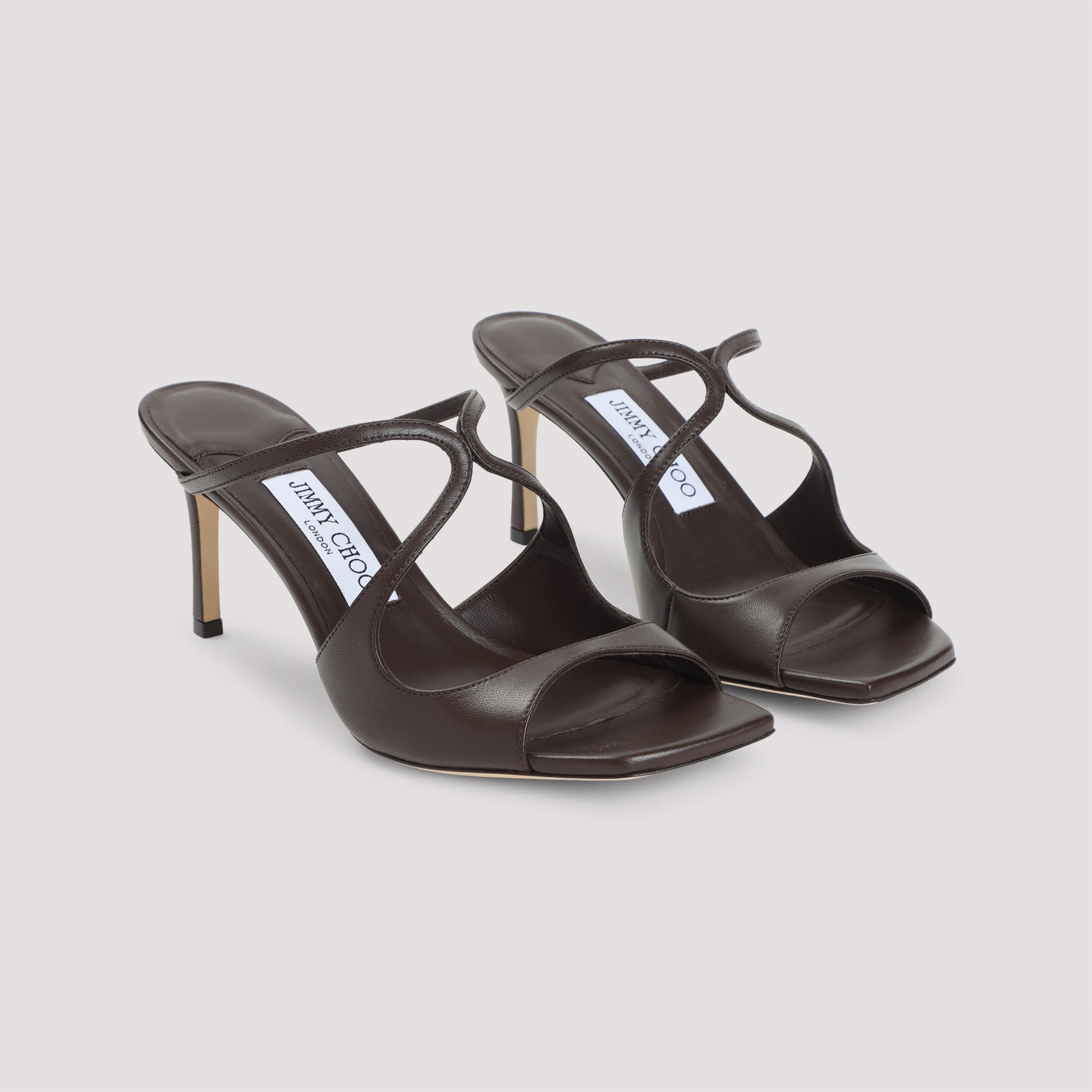 JIMMY CHOO Anise 75 Nappa Leather Sandals