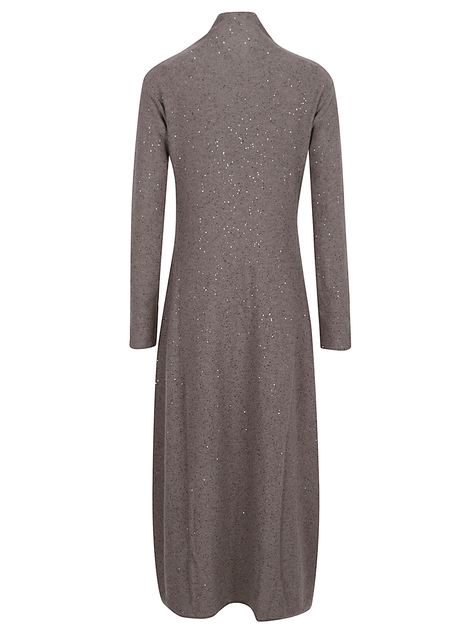 ANTONELLI FIRENZE Elegant Long Sleeve High Neck Dress for Women
