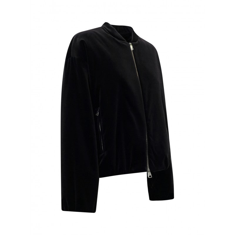 ANTONELLI FIRENZE Women's Velvet Bomber Jacket