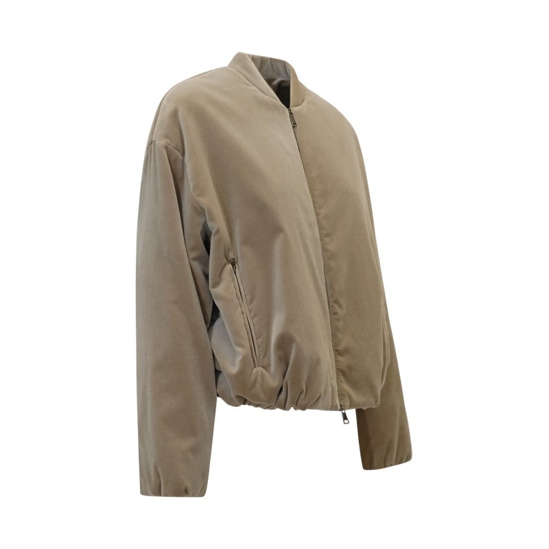ANTONELLI FIRENZE Women's Velvet Bomber Jacket - M3188