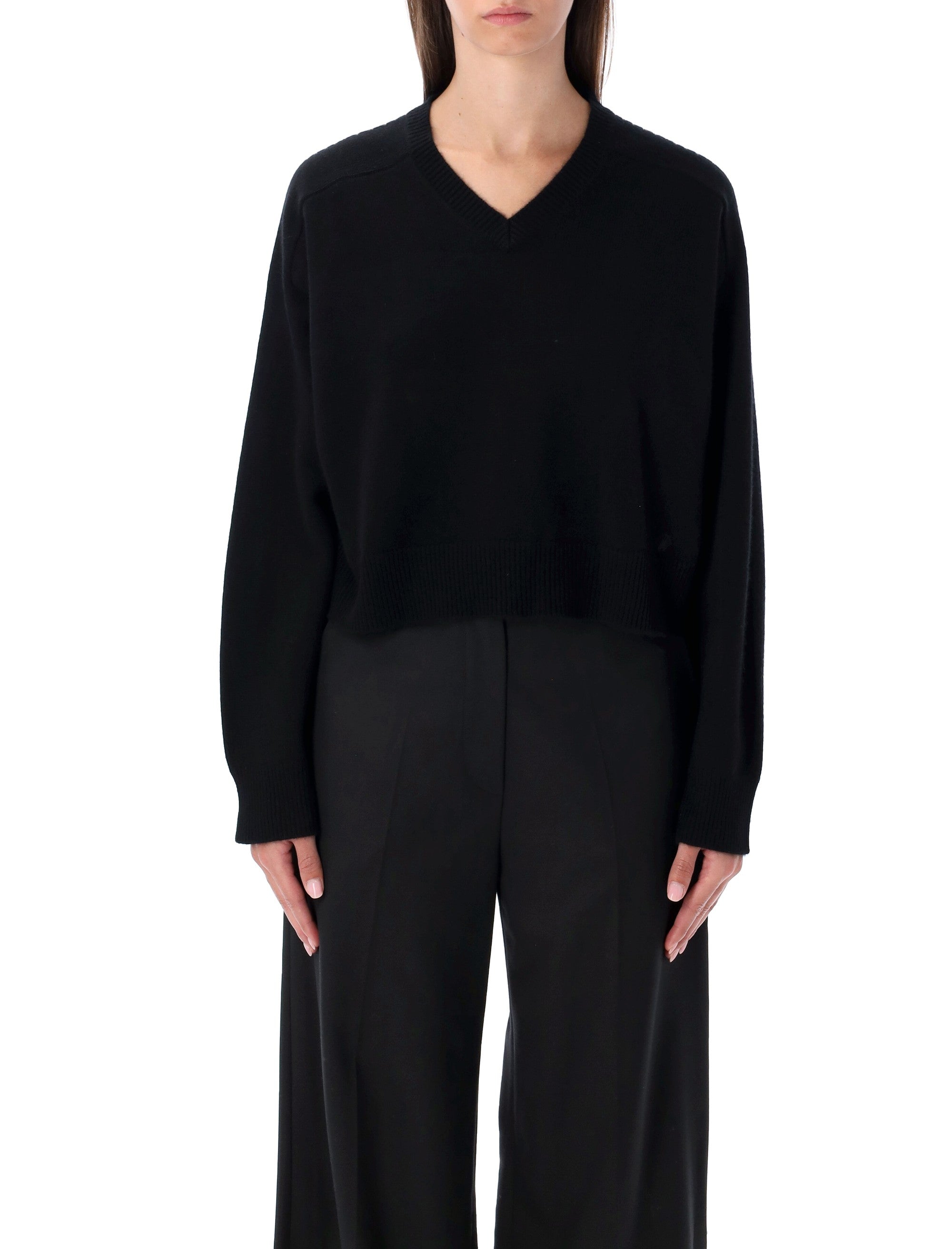 LOULOU Mini Cashmere V-Neck Sweater