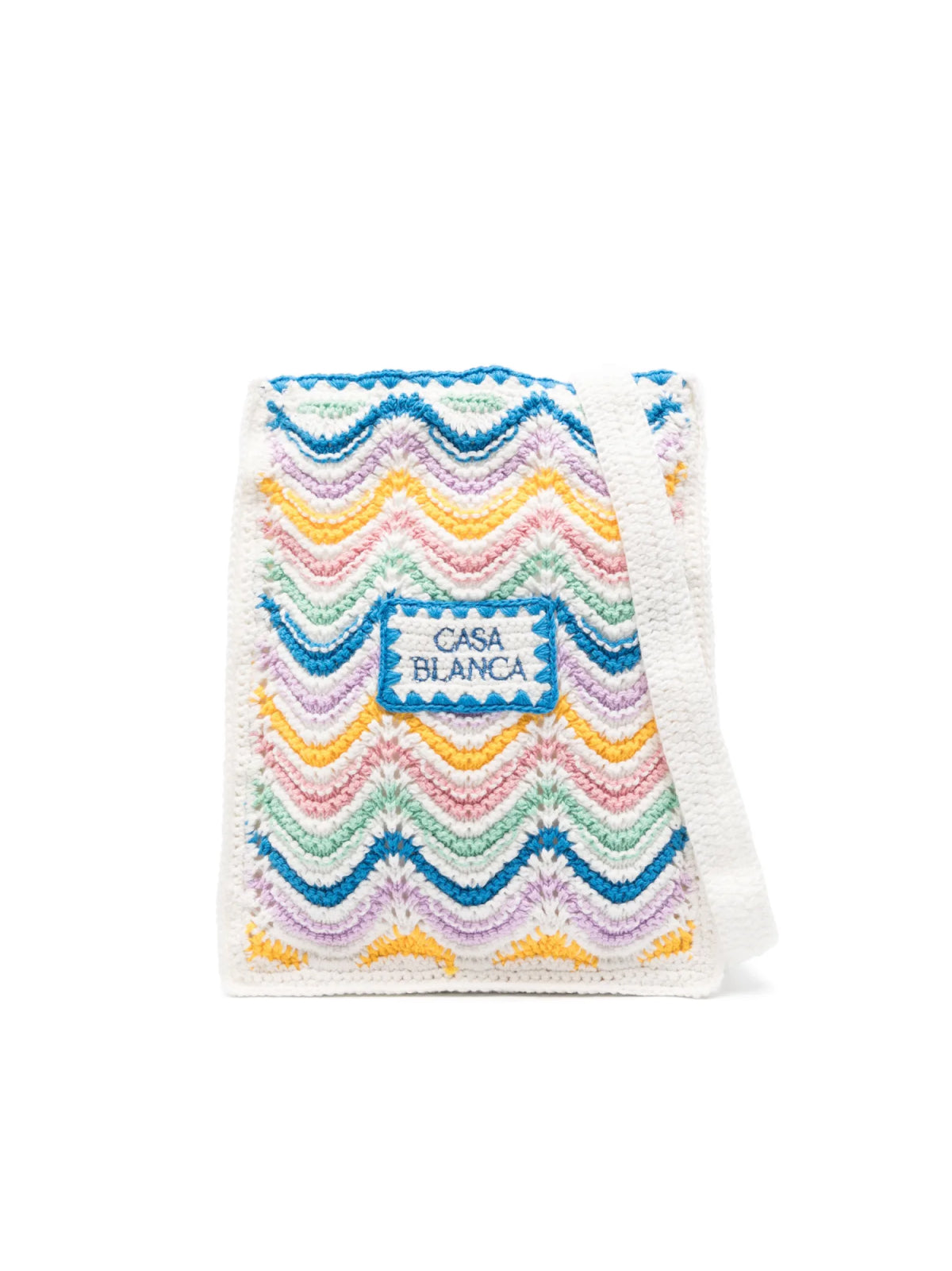 CASABLANCA Mini Gradient Wave Crochet Crossbody Handbag