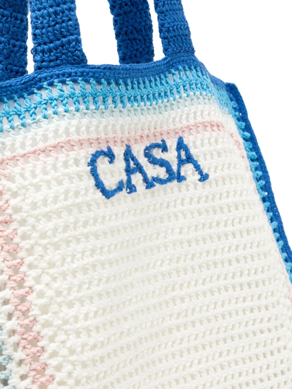 CASABLANCA Crochet Shopping Handbag