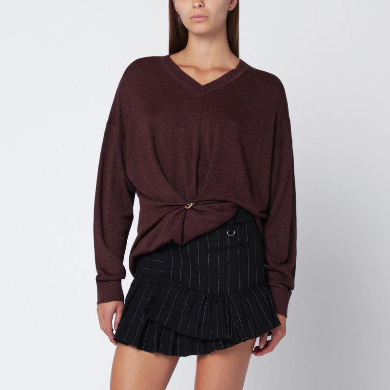 ISABEL MARANT Draped V-Neck Sweater for Women