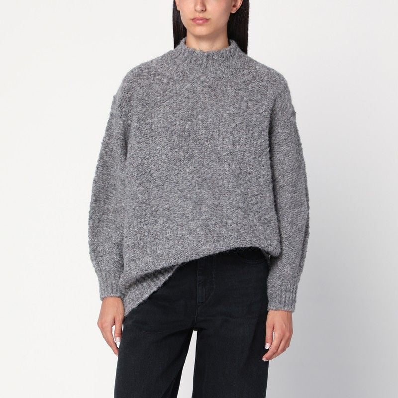 ISABEL MARANT High Neck Alpaca Blend Sweater - Women's