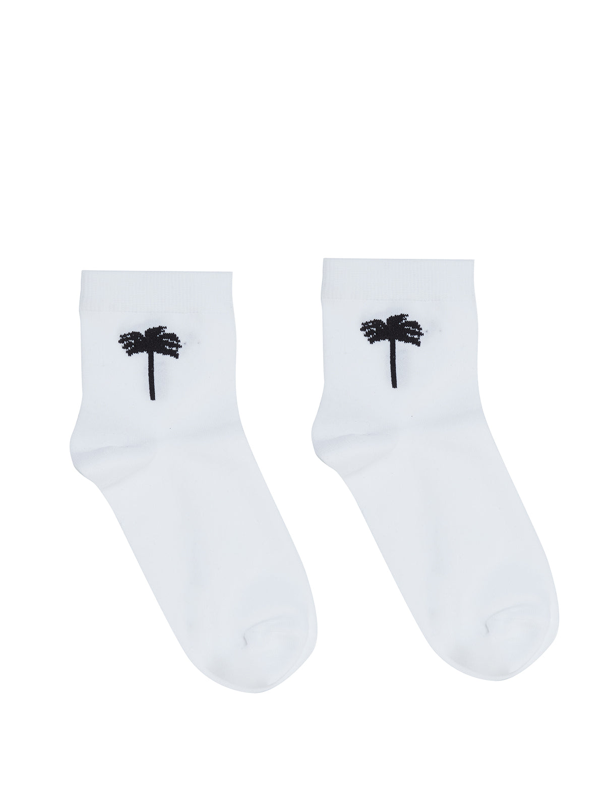 PALM ANGELS Embroidered Palm Mini Socks for Women