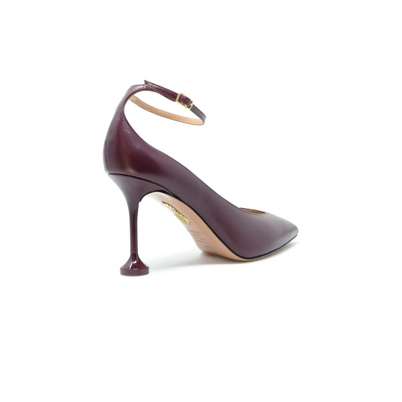 AQUAZZURA Elegant Leather Strong Pump 85 for Women