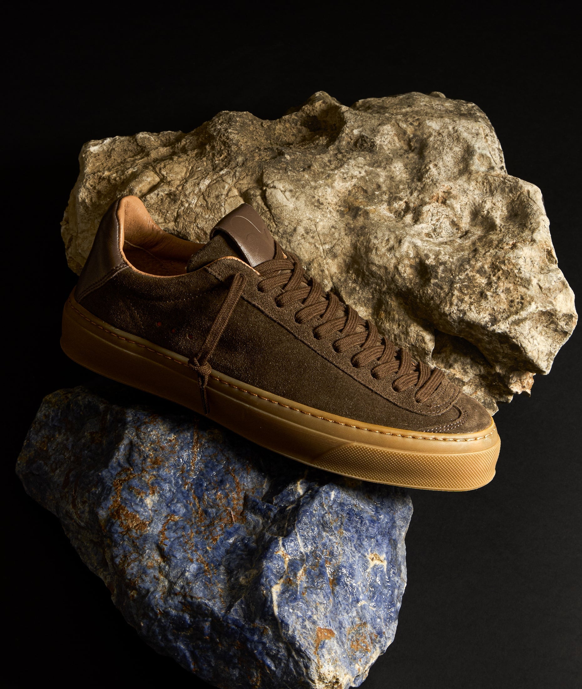 AQUA ALTA VENICE Mini Suede and Leather Sneakers