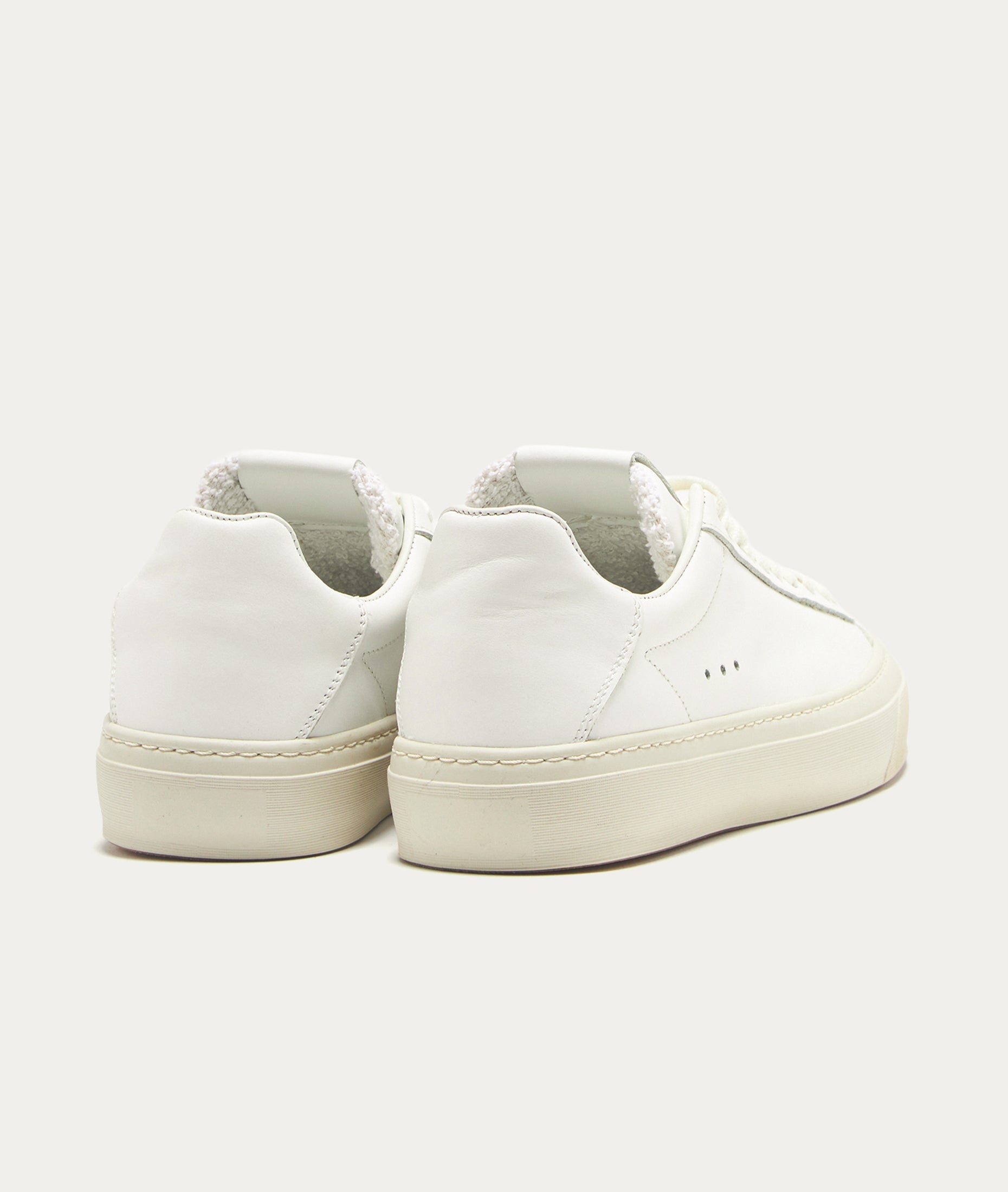 AQUA ALTA VENICE Minimalist Leather Sneakers