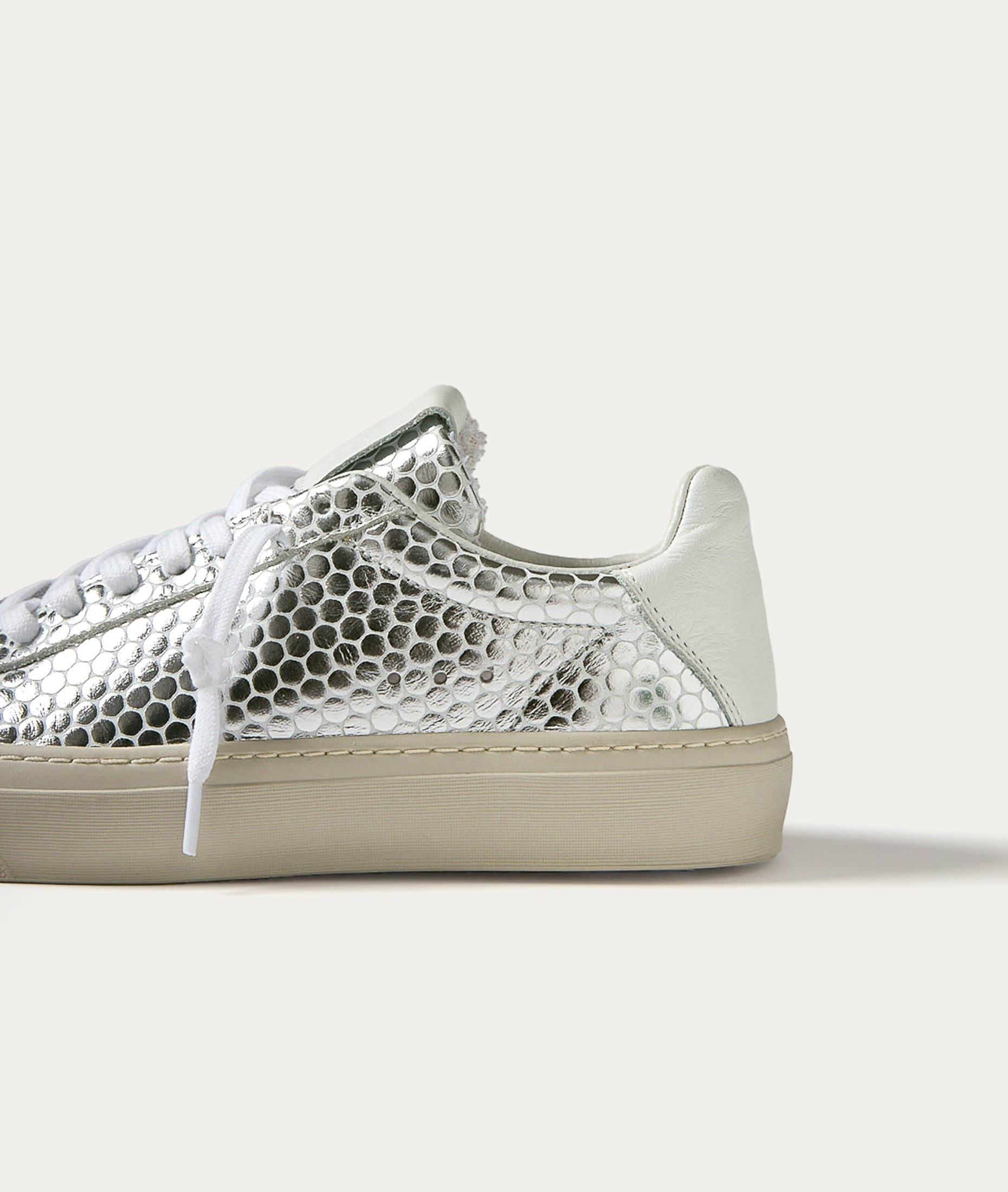 AQUA ALTA VENICE Minimalist Leather Mini Sneakers for Women