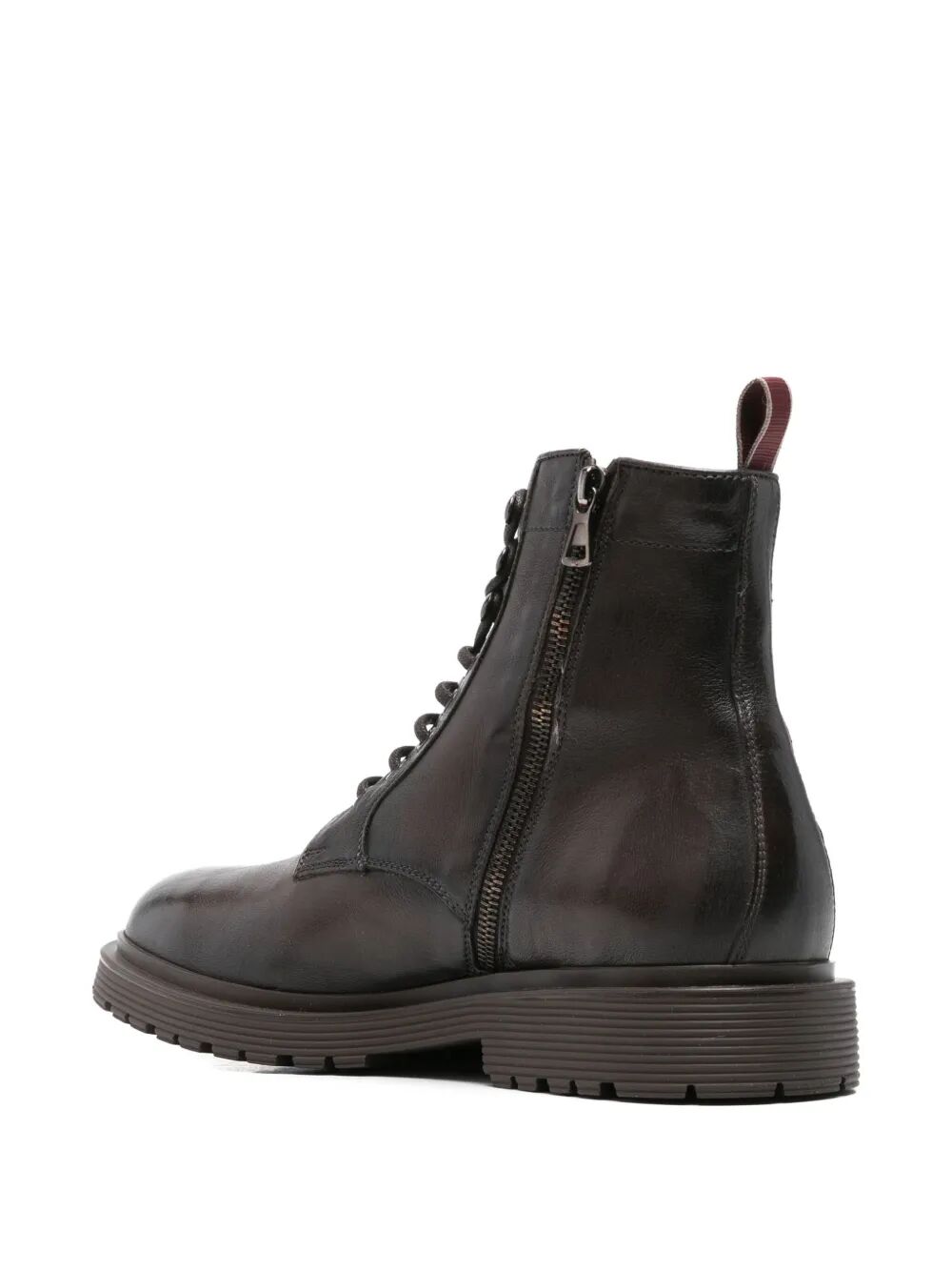 STURLINI Men's Lace-Up Leather Boots