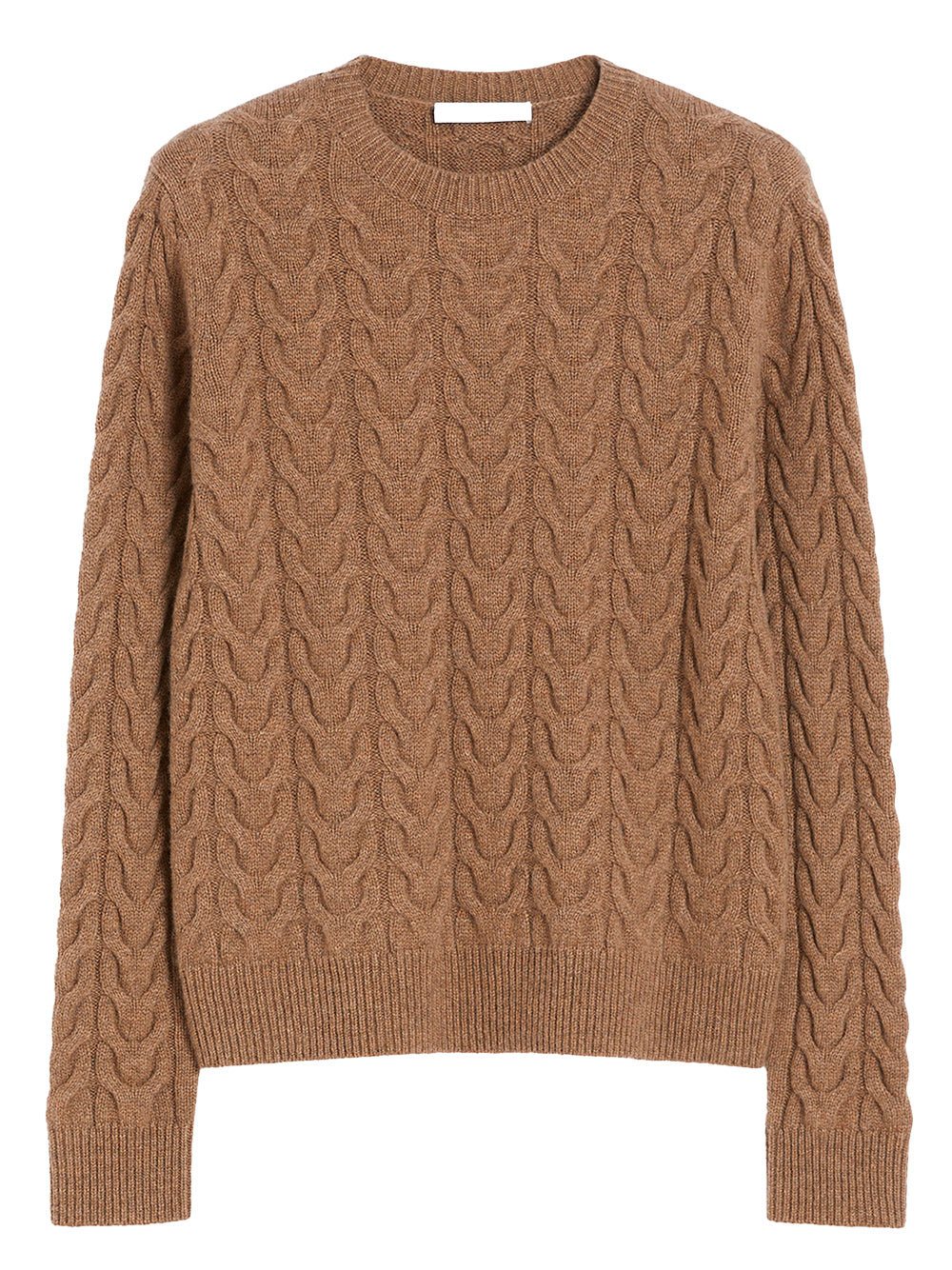 MAX MARA Slim Fit Cable-Knit Cashmere Pullover