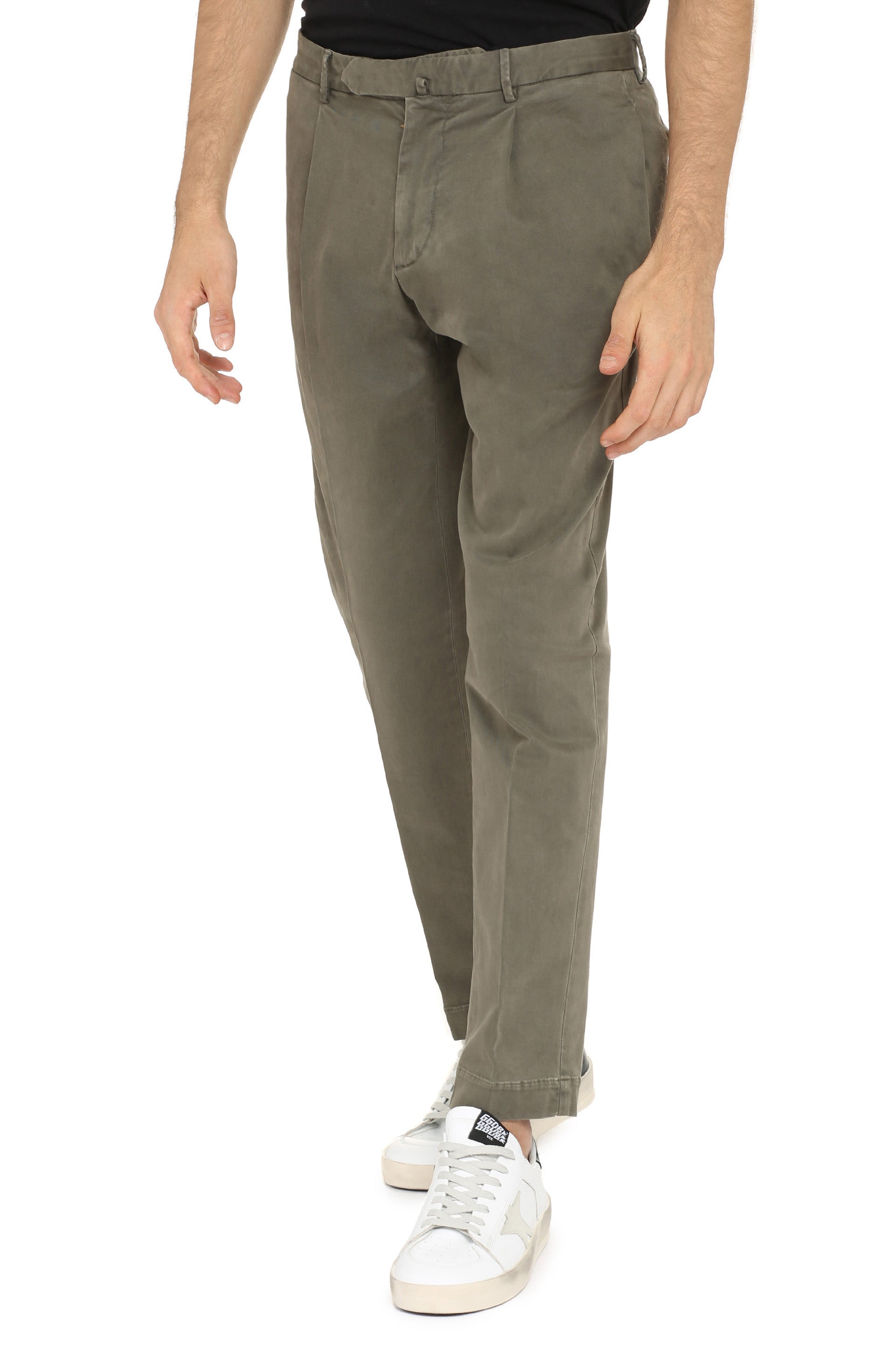 THE (ALPHABET) Stretch Cotton Chino Trousers