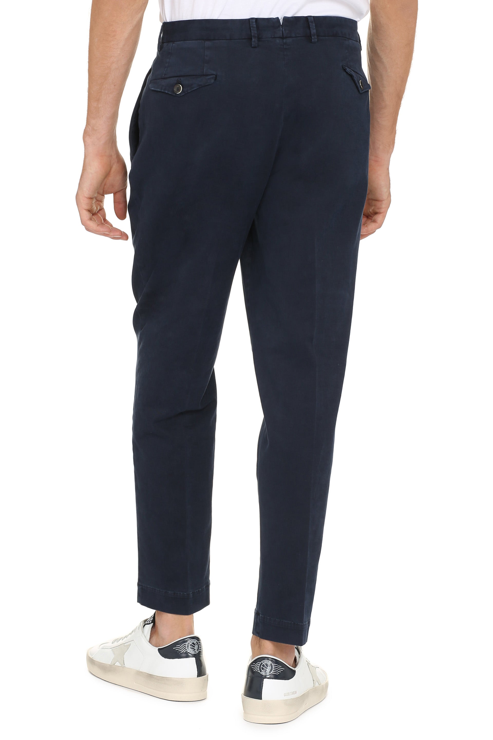 THE (ALPHABET) Stretch Cotton Chino Trousers