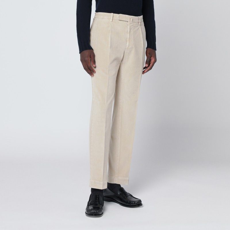 SANTANIELLO Tailored Corduroy Trousers for Men - Fall/Winter 25