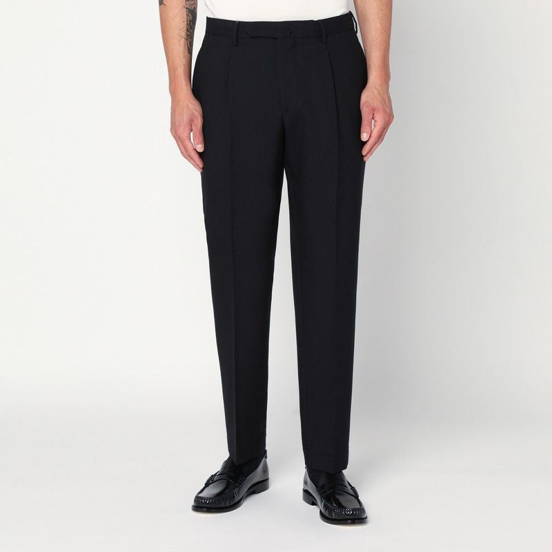 SANTANIELLO Regular Wool Pants for Men - FW25 Collection