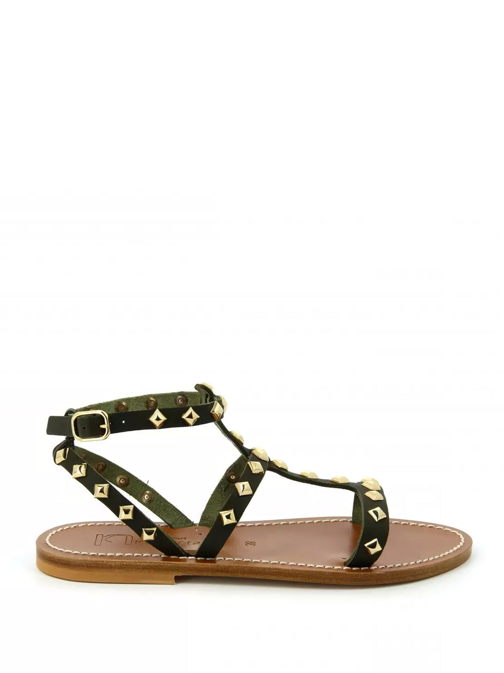 KJACQUES Chic Leather Mini Sandals for Women
