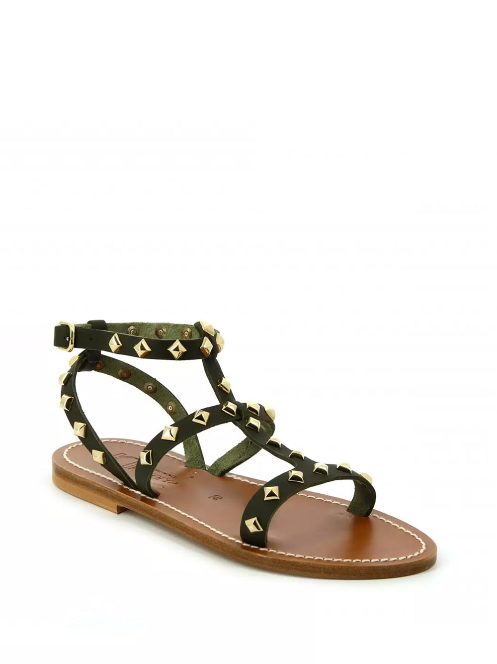 KJACQUES Chic Leather Mini Sandals for Women