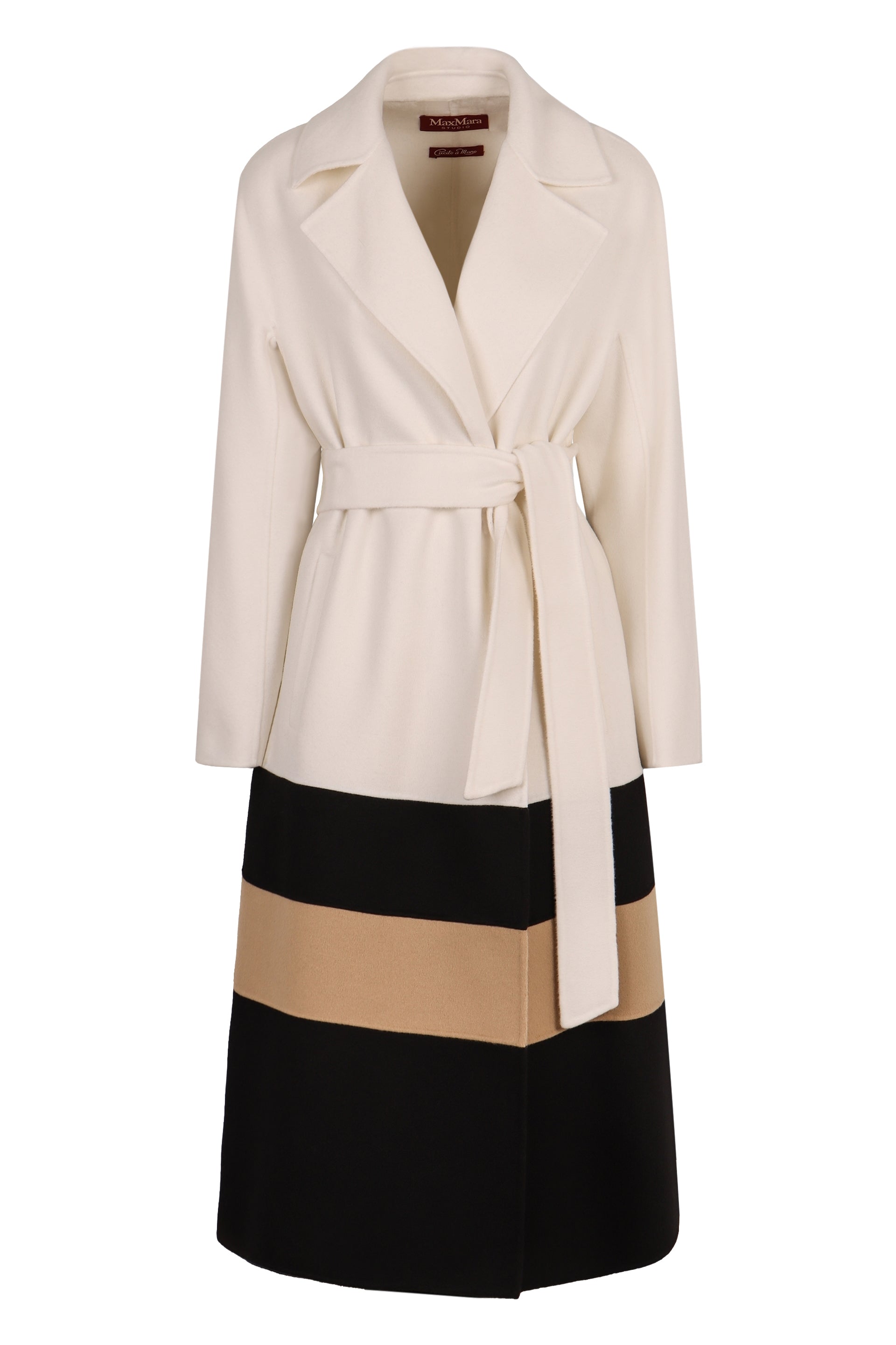 MAX MARA STUDIO Stylish Wool Jacket with Coordinated Waist Belt for Women
