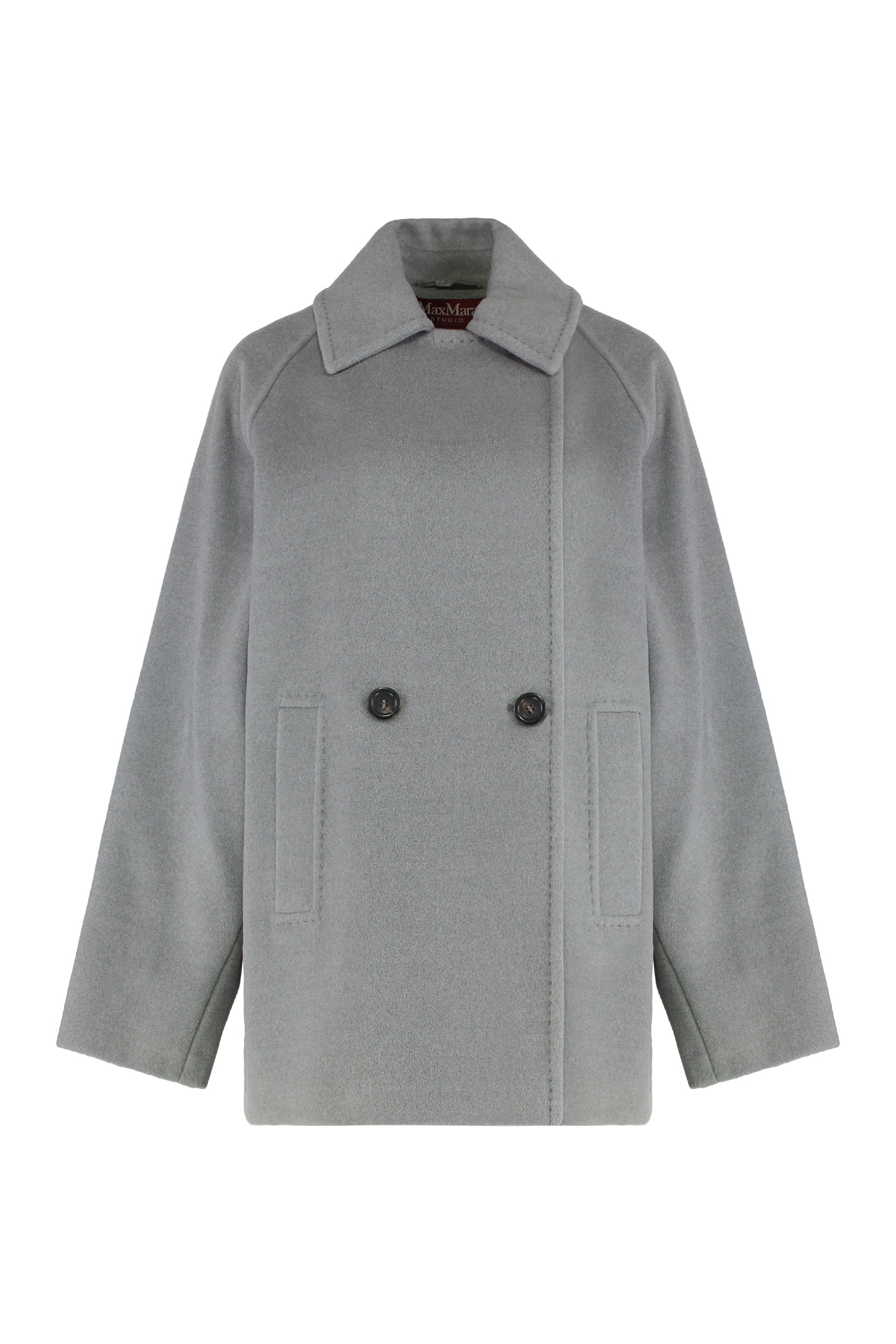 MAX MARA STUDIO Women's Mini Double-Breasted Wool Blazer