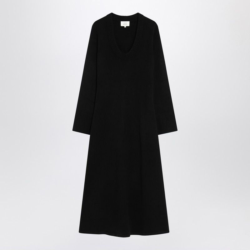 LOULOU STUDIO Long Knit Dress with Wide Neckline for Women